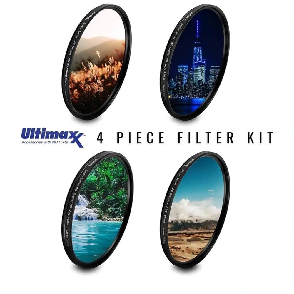 Ultimaxx 105MM Professional Four Piece HD DigitalFilter Kit